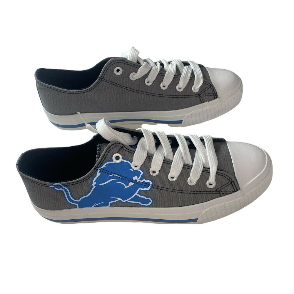 Foco Men's Size 8 Detroit Lions Sneakers